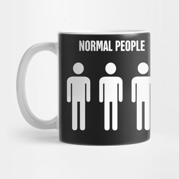 Normal People, Me | Funny Scuba Diving Design by MeatMan